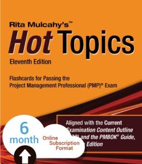 Hot Topics PMP® Exam Flashcards - 11th Edition - Cloud Subscription - 6 Month
