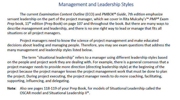 Management and Leadership Styles