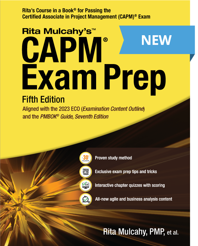 Image of CAPM Certification exam prep book