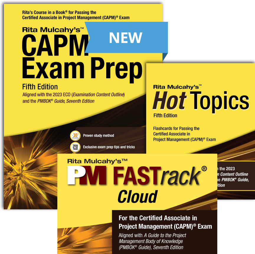 Image of the CAPM certification exam prep system